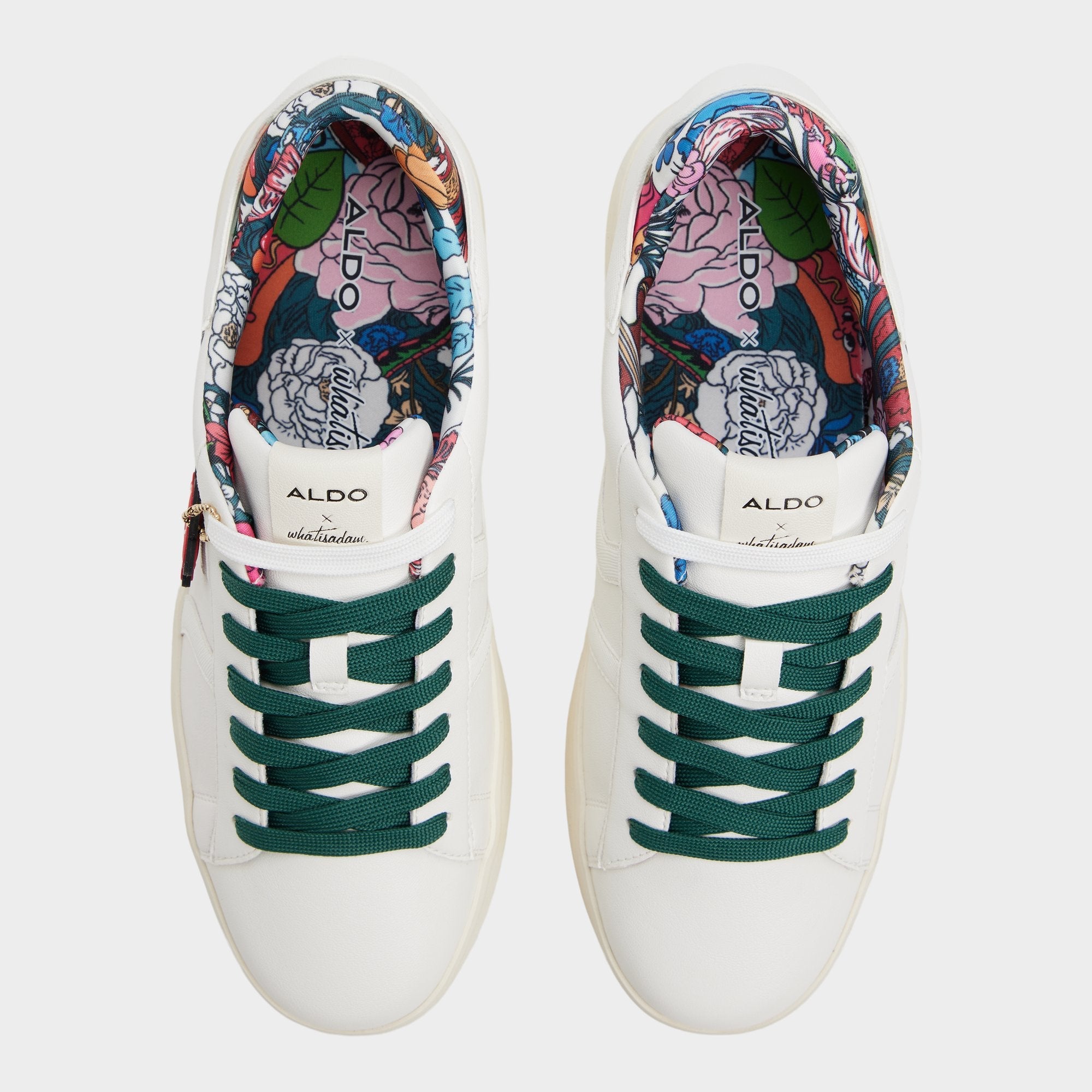 Aldo Whatisadam in White Combo - Men's low top sneaker White combo