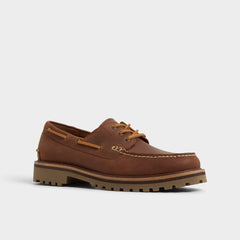 Aldo Cedric in Brown Overflow - Boat shoe Brown overflow