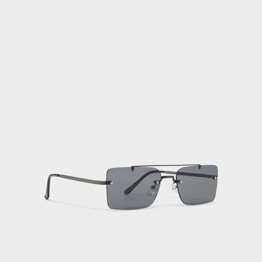 Aldo Oleathien Dark Grey Men's Rectangle - Rectangle sunglasses Dark Grey
