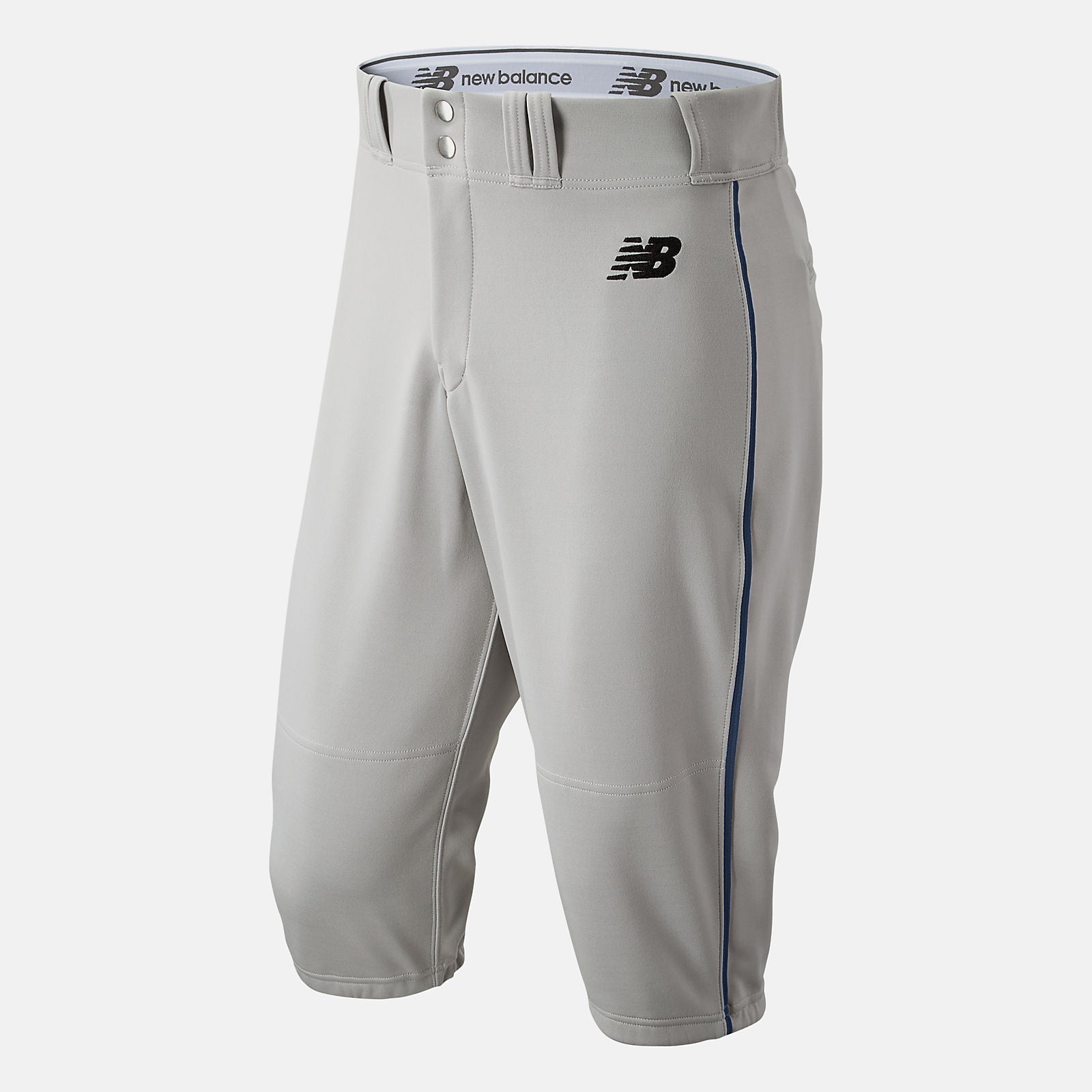 Grey/Navy Adversary 2 Baseball Piped Knicker Athletic / New Balance Men