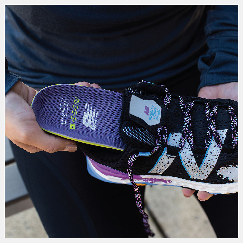 Hi Lite/Black and Purple Running Women Ultra Cushion CFX Insole / New Balance Women