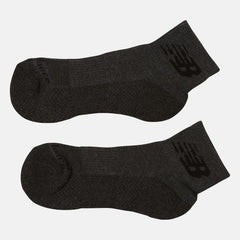Grey Cooling Cushion Performance Quarter Socks 2 Pair / New Balance Women|Men