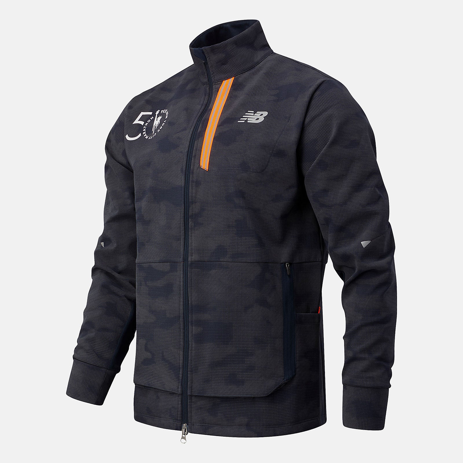 Navy/Reflection NYC Marathon Reflective Impact Run Winter Jacket / New Balance Men