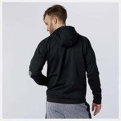 Black Tenacity Fleece Full Zip Hoodie / New Balance Men