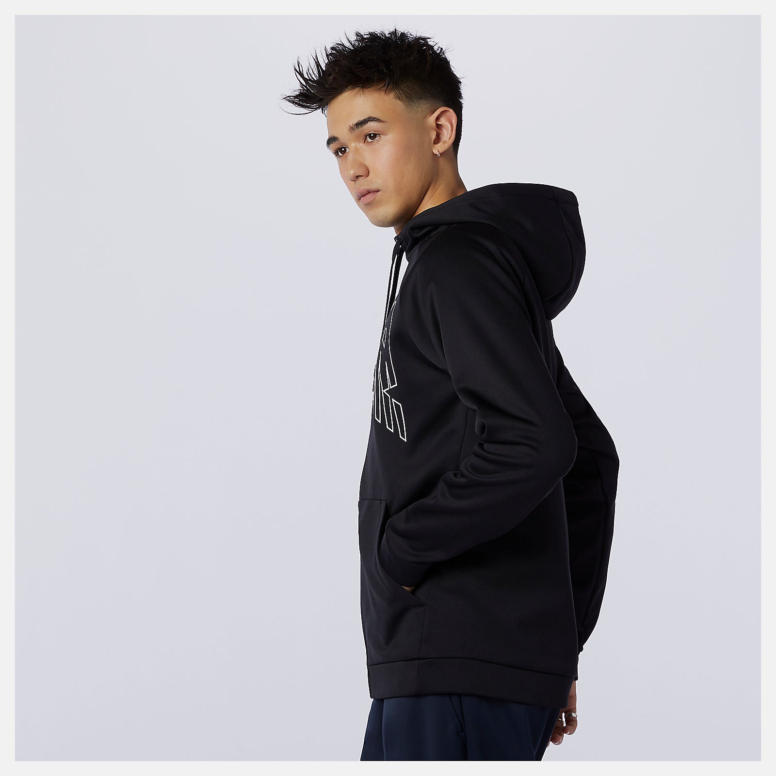 Black Tenacity Performance Fleece Full Zip / New Balance Men