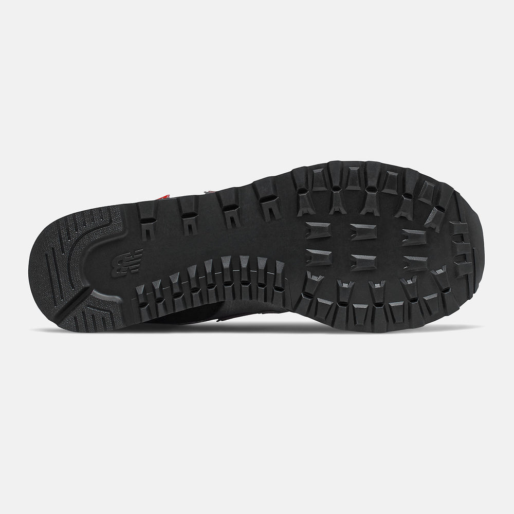 Black/Velocity Red 574 / New Balance Men