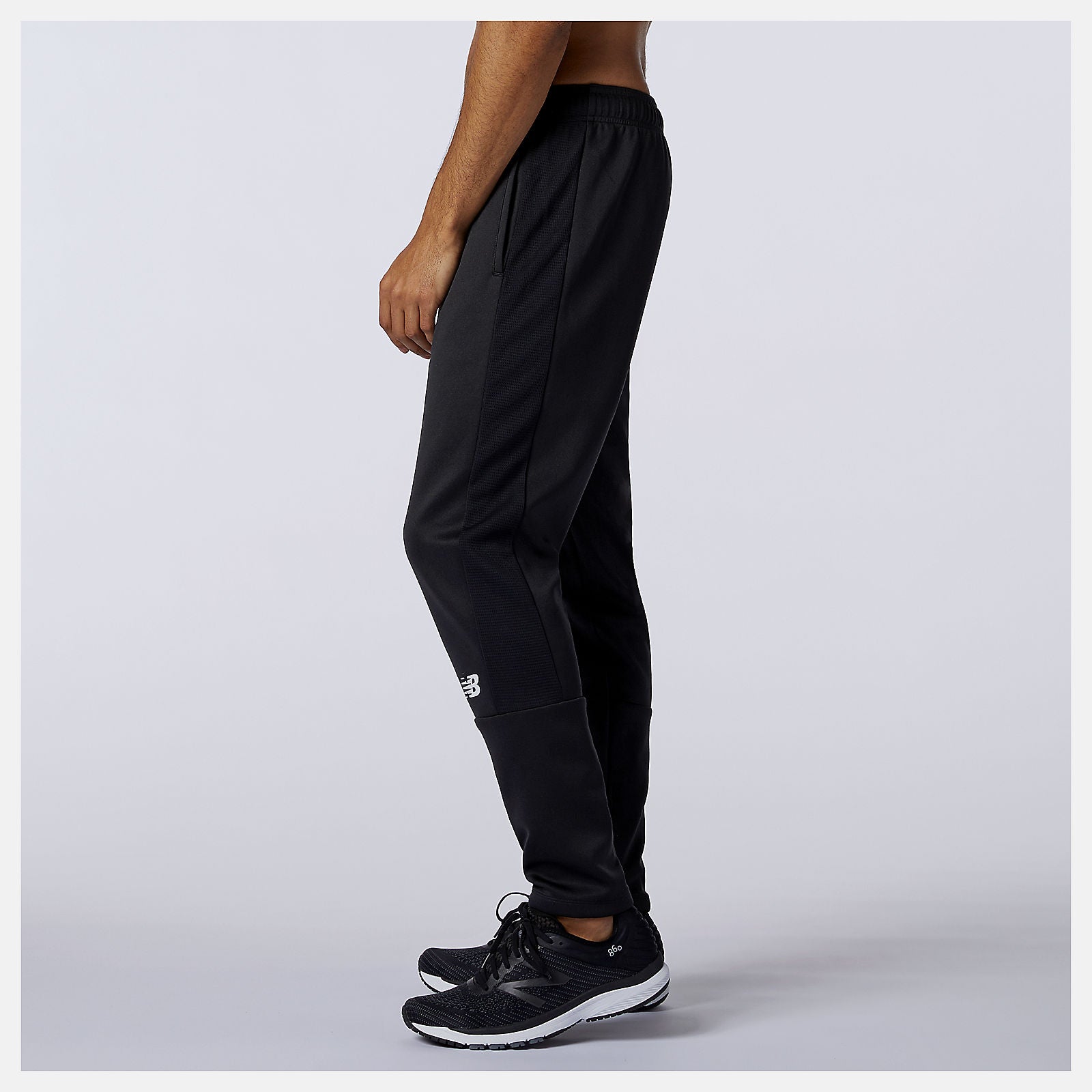 Black Tenacity Knit Pant / New Balance Men