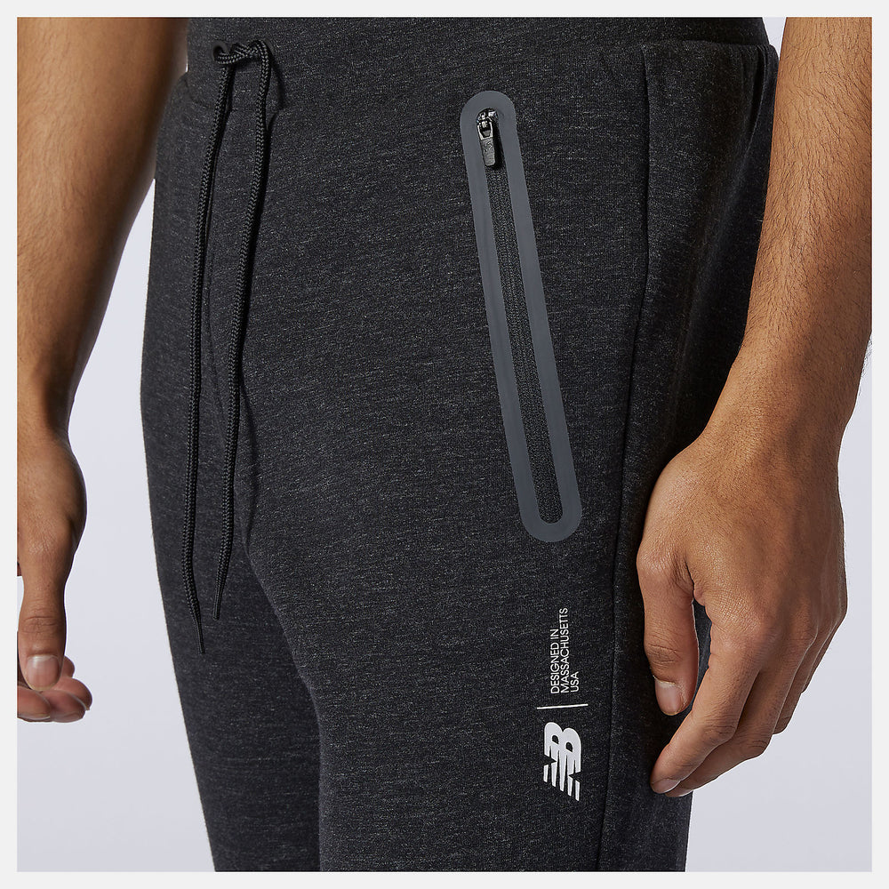 Black Heather Fortitech Fleece Pant / New Balance Men