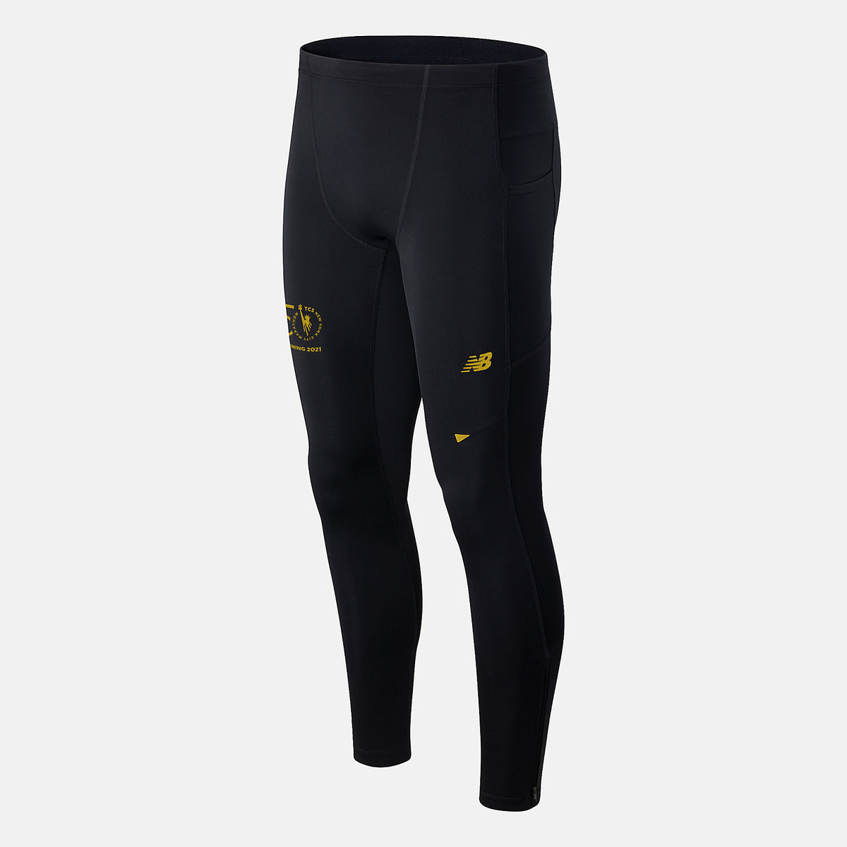 Black NYC Marathon Training Impact Run Tight / New Balance Men