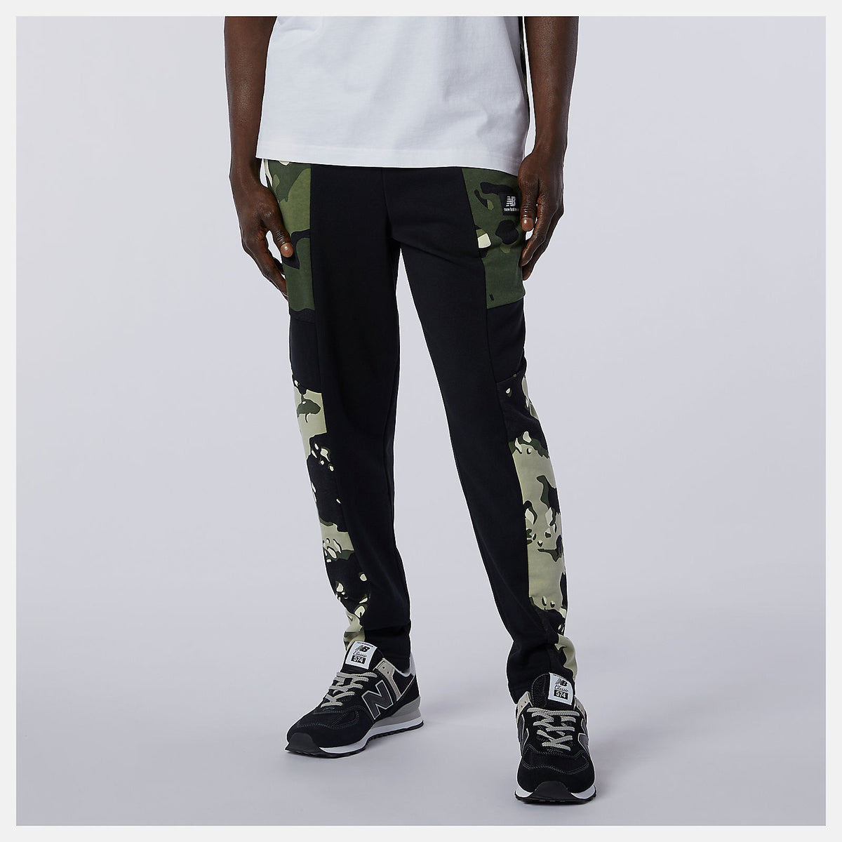Black/Magnet NB Essential Camo Sweatpant / New Balance Men