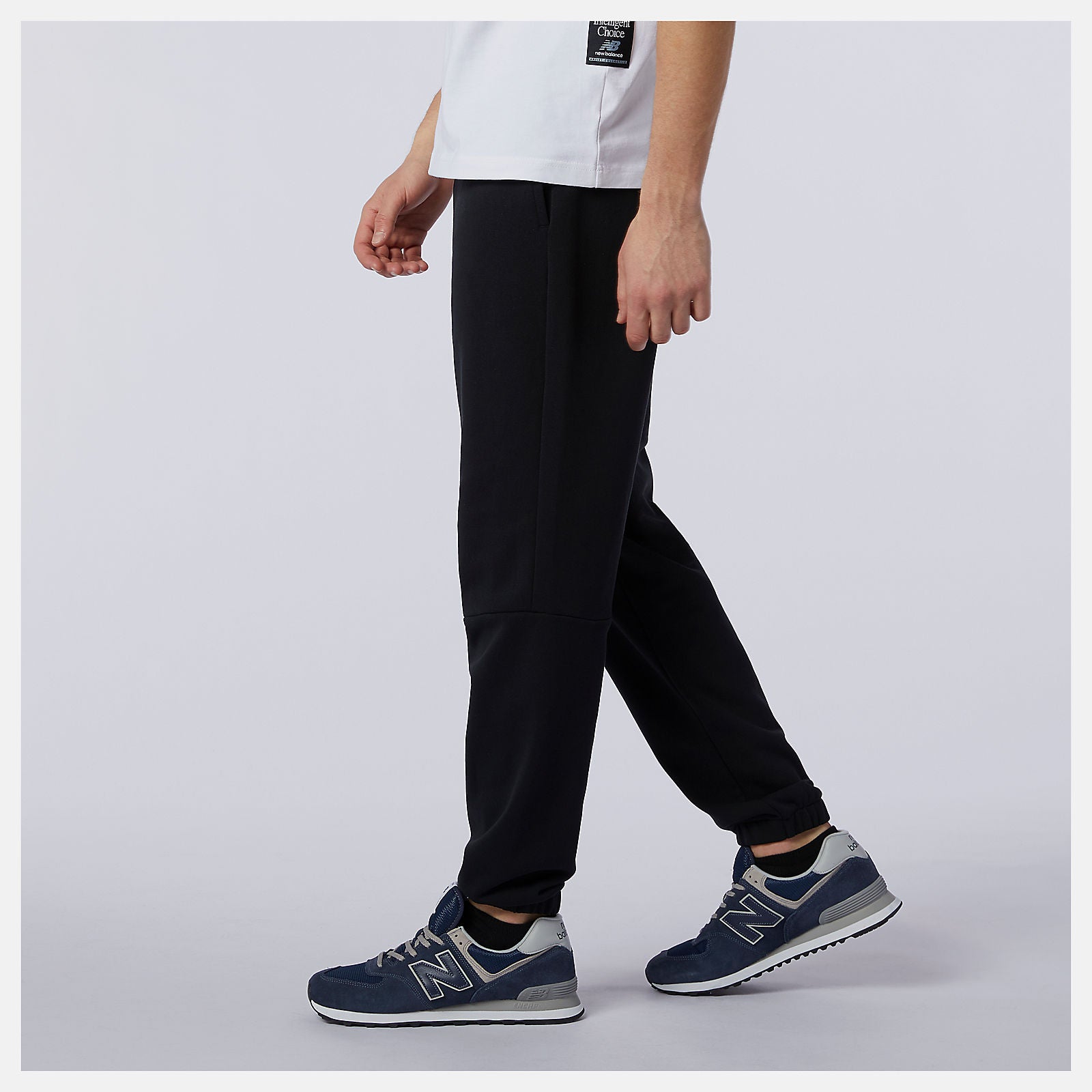 Black NB Athletics Higher Learning Fleece Pant / New Balance Men