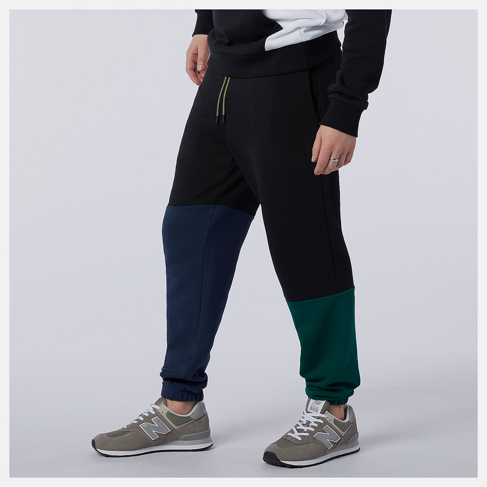 Green NB Athletics Higher Learning Fleece Pant / New Balance Men