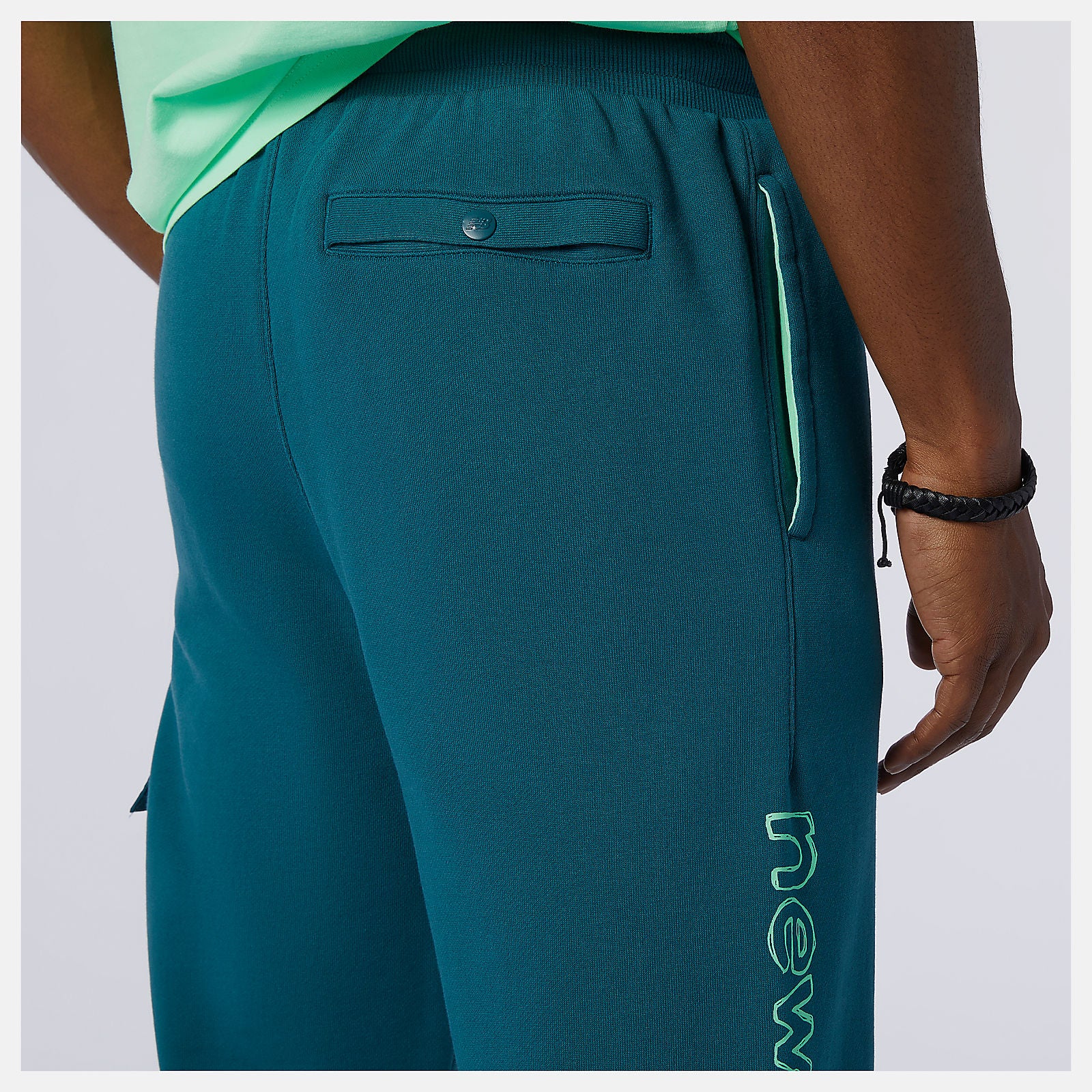 Mountain Teal NB Athletics Clash Sweatpant / New Balance Men