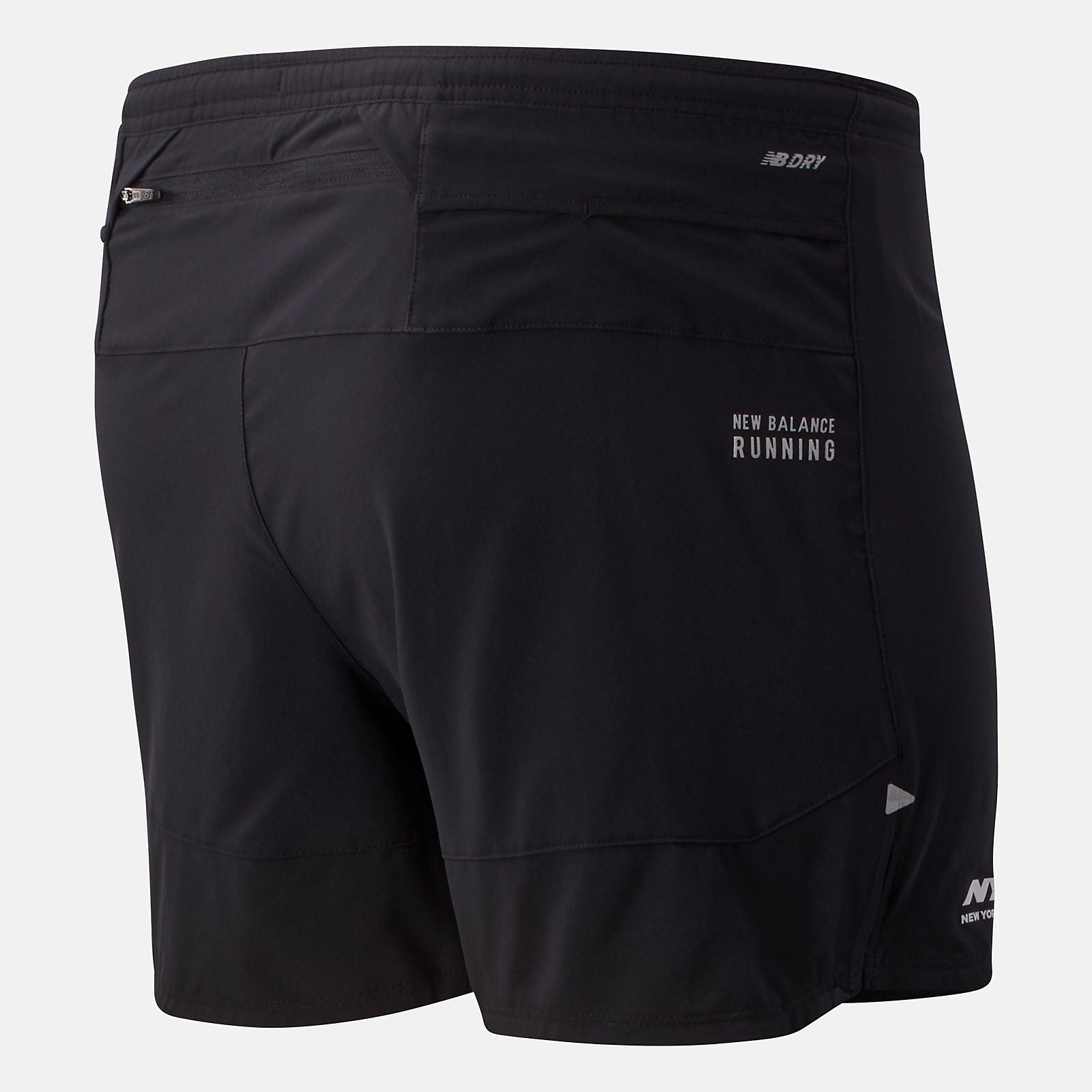 Black RFL Impact Run 5 Inch Short / New Balance Men