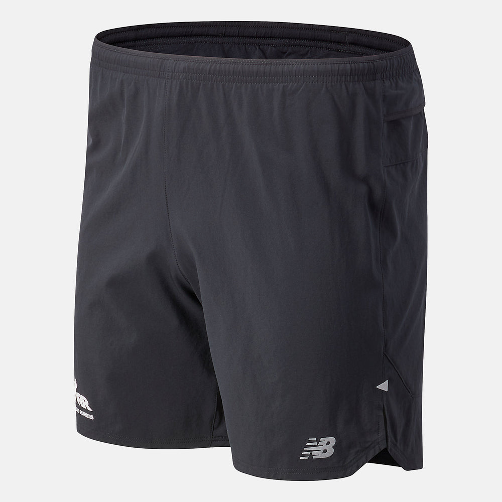 Black Run For Life Impact Run 7 inch Short / New Balance Men