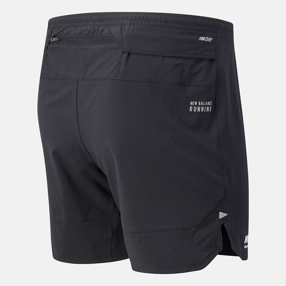 Black Run For Life Impact Run 7 inch Short / New Balance Men