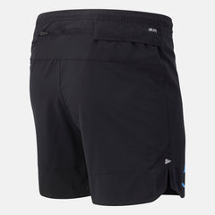 Black NYC Marathon Impact Run 7 inch Short / New Balance Men