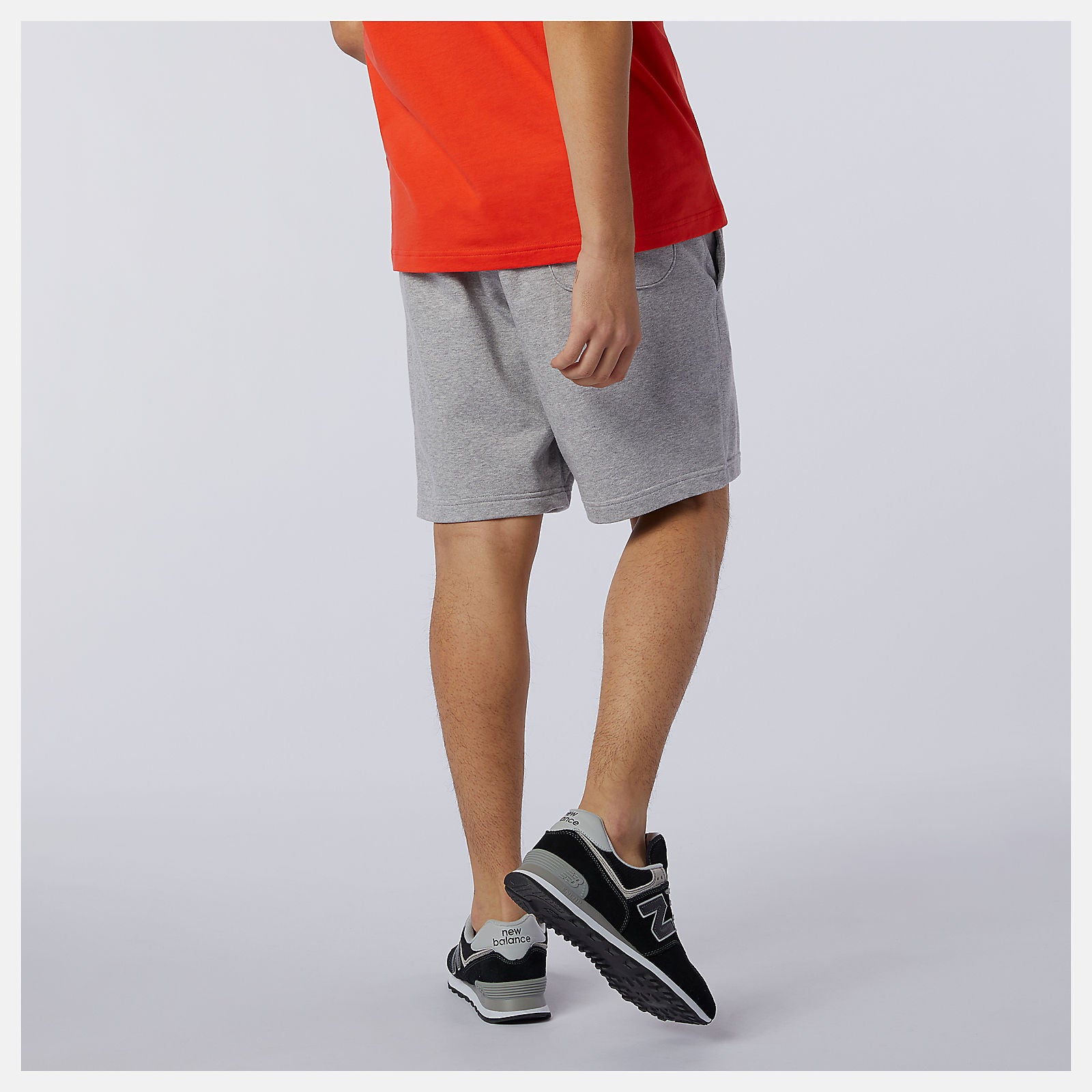 Athletic Grey NB Essentials Stacked Logo Short / New Balance Women|Men