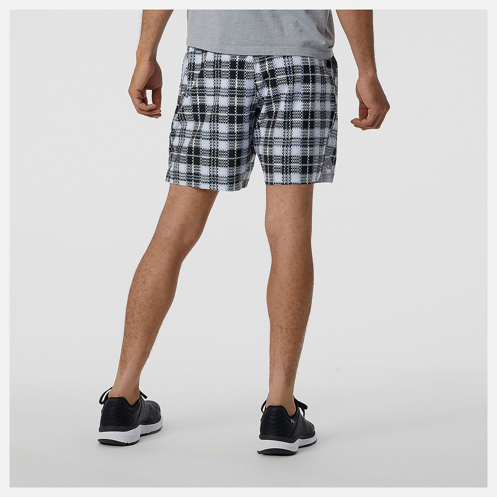 White 7 In Printed Tournament Short / New Balance Men
