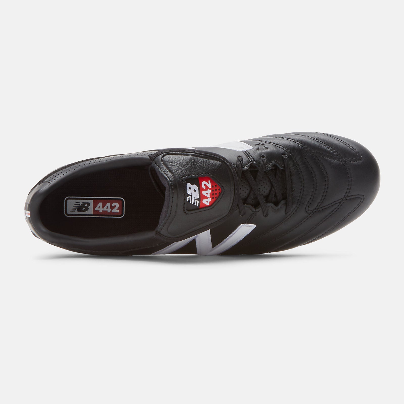 Black/White and Red 442 Pro FG / New Balance Women|Men