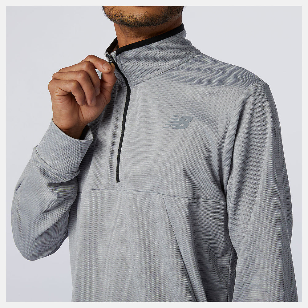 Athletic Grey Tenacity Quarter Zip / New Balance Men