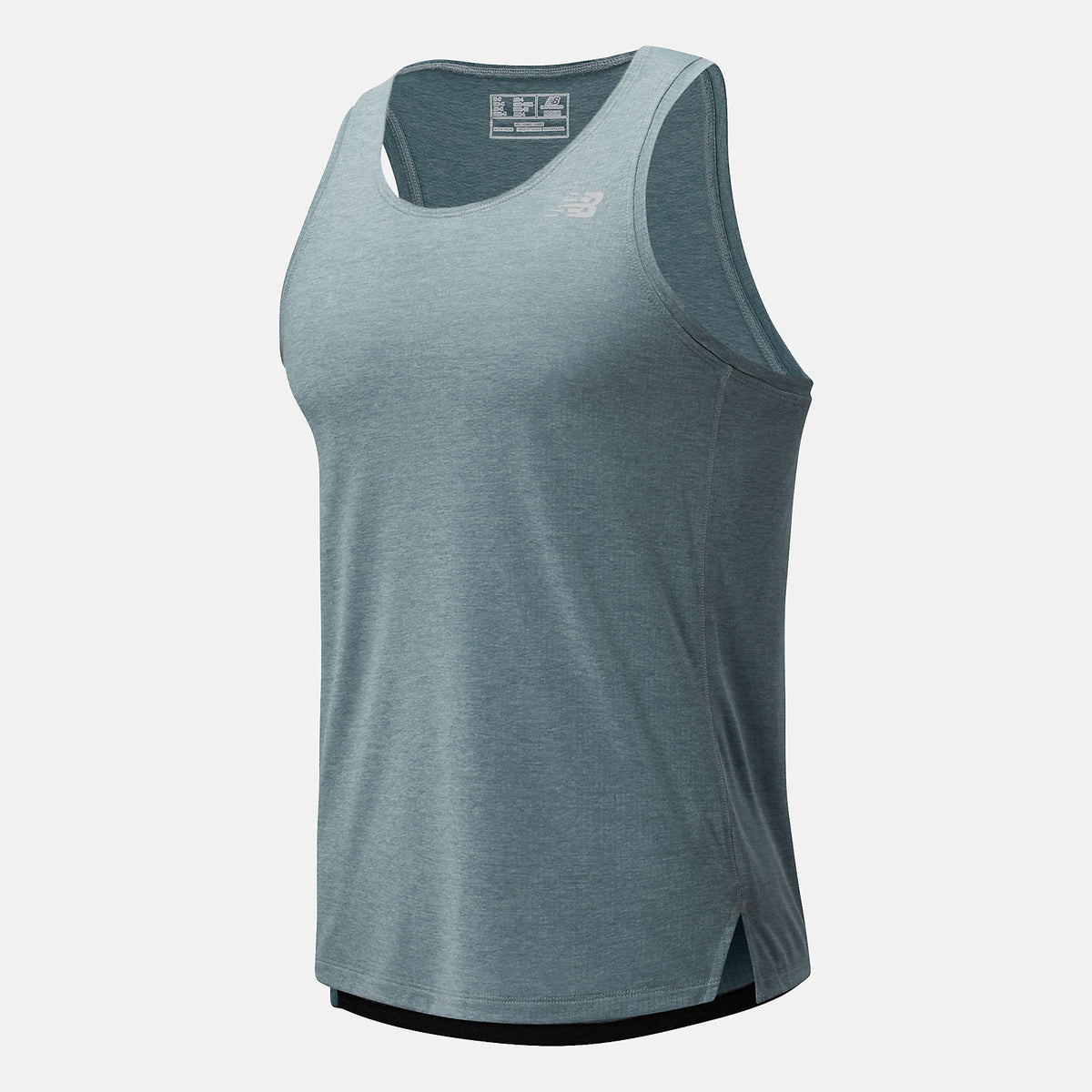 Light Slate Impact Run Singlet / New Balance Men