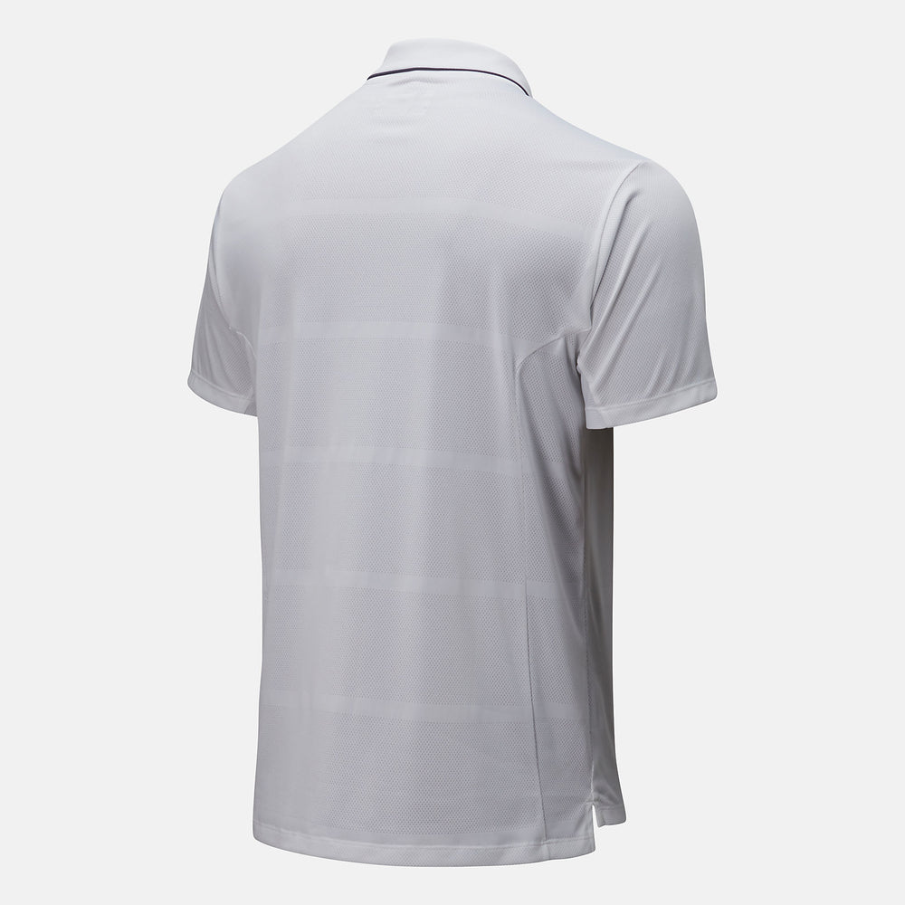 White Rally Performance Polo / New Balance Men