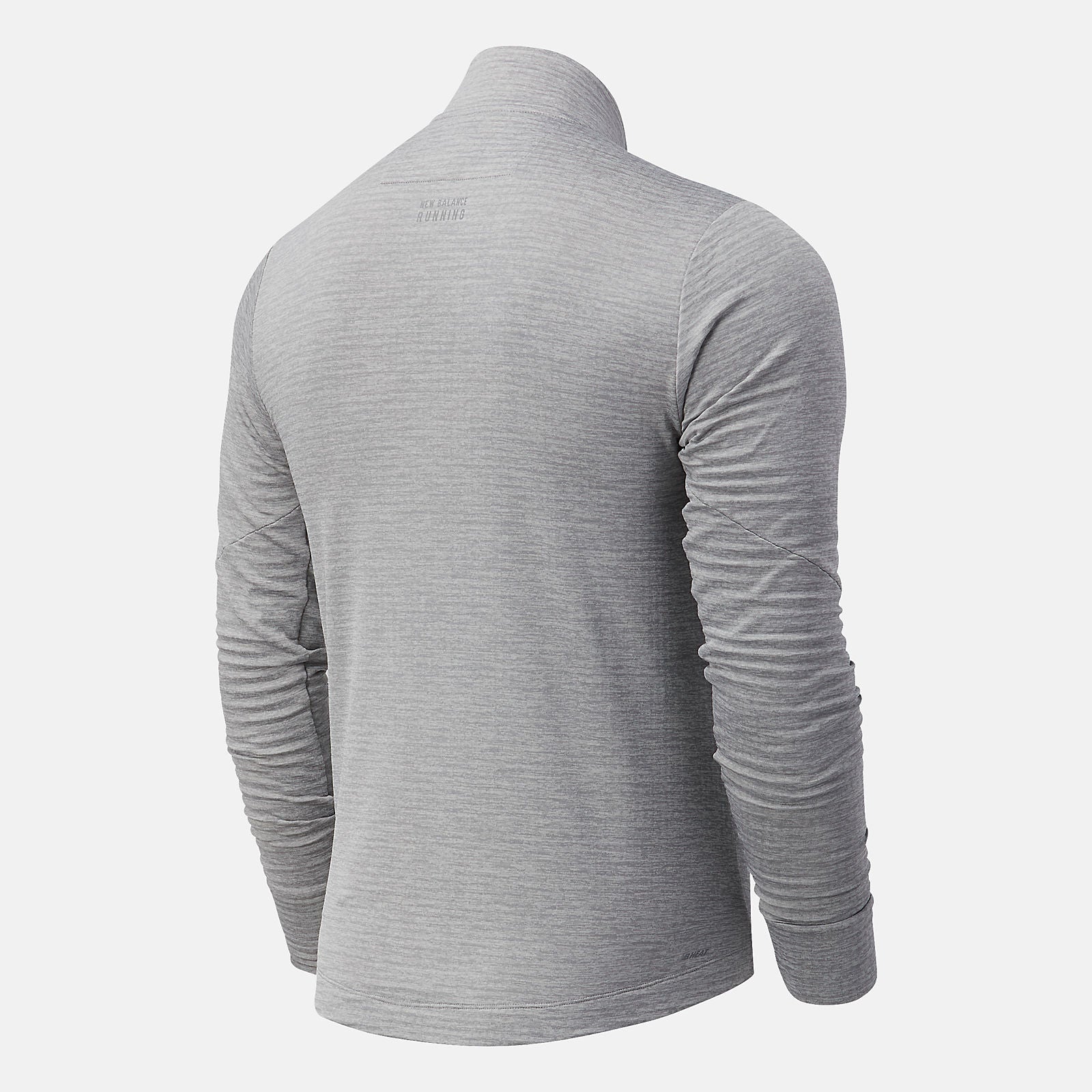Athletic Grey NYC Marathon Impact Run Grid Back Half Zip / New Balance Men