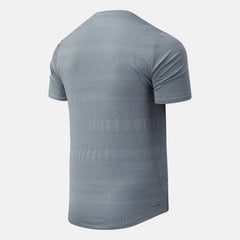 Athletic Grey NYC Marathon Q Speed Fuel Jacquard Short Sleeve / New Balance Men