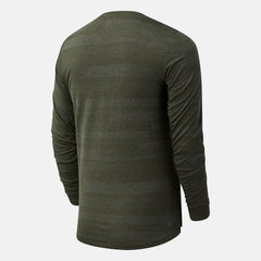 Oak Leaf Green NYC Marathon Q Speed Fuel Jacquard Long Sleeve / New Balance Men