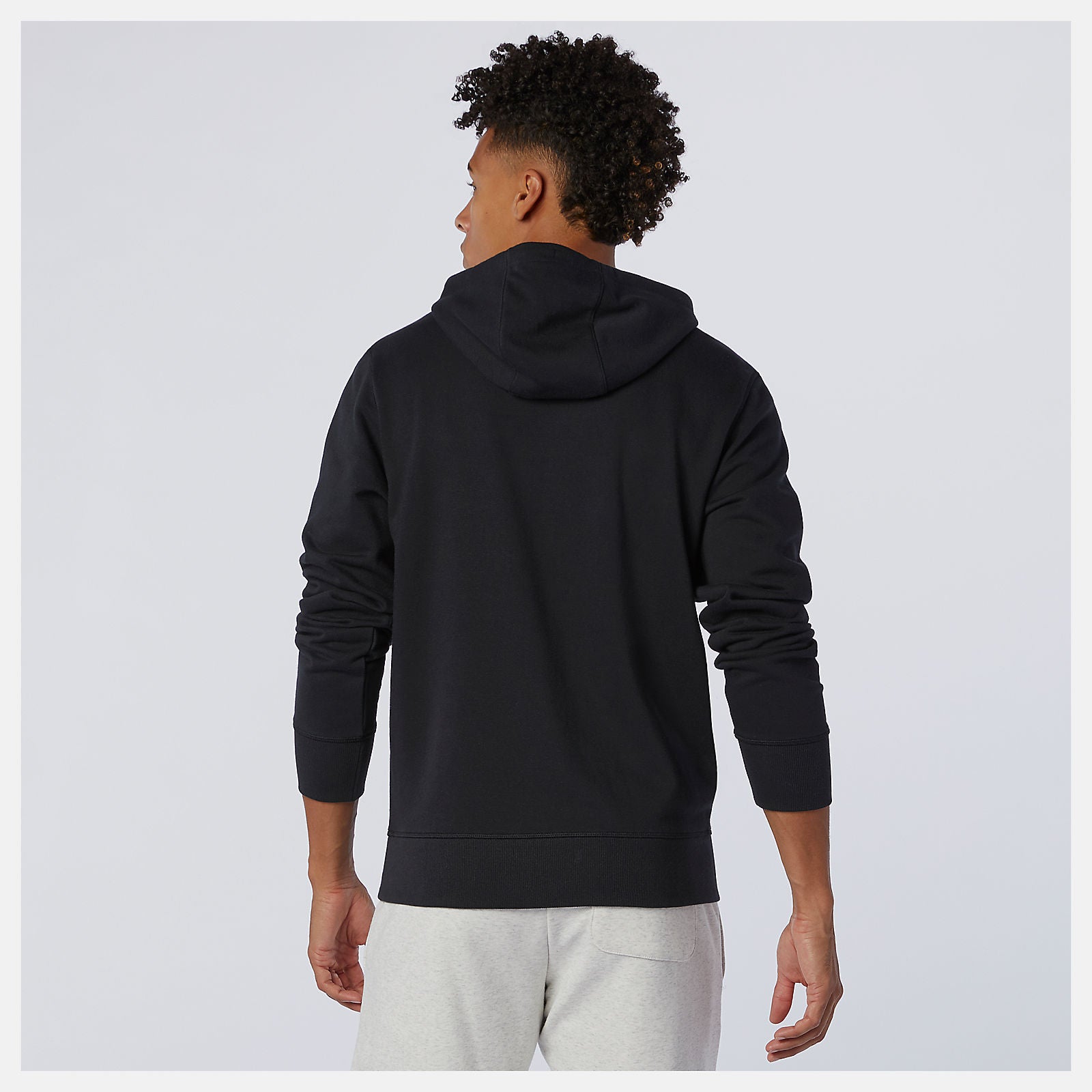 Black NB Essentials Stacked Logo Po Hoodie / New Balance Men