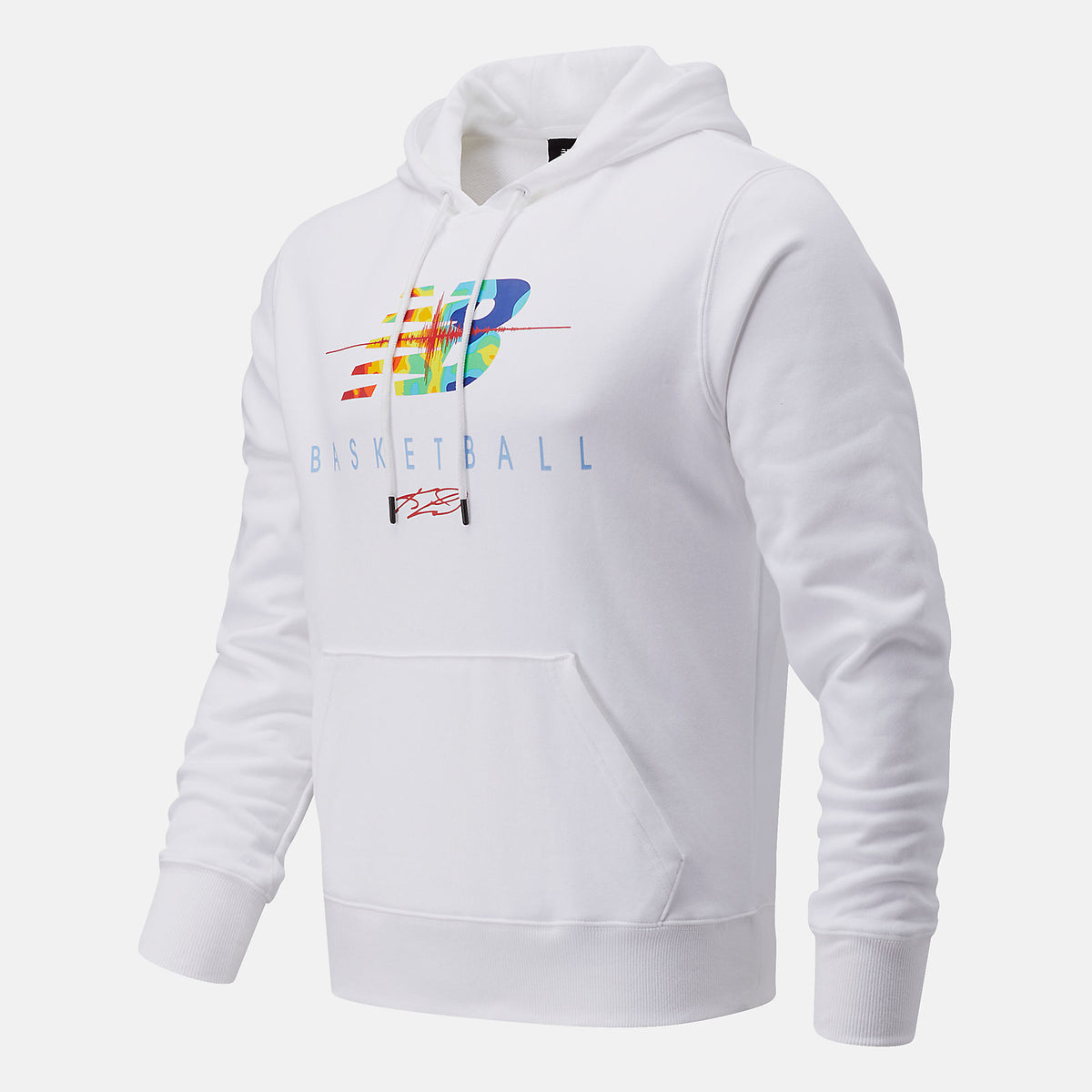 White NB Seismic Hoodie / New Balance Men