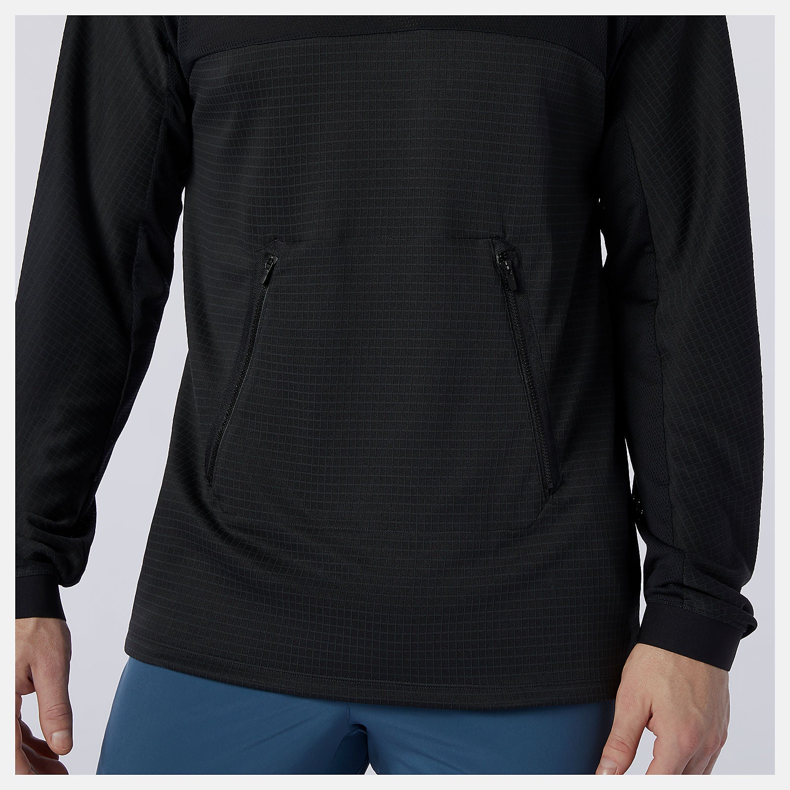 Black R.W.T. Tech Quarter Zip / New Balance Men