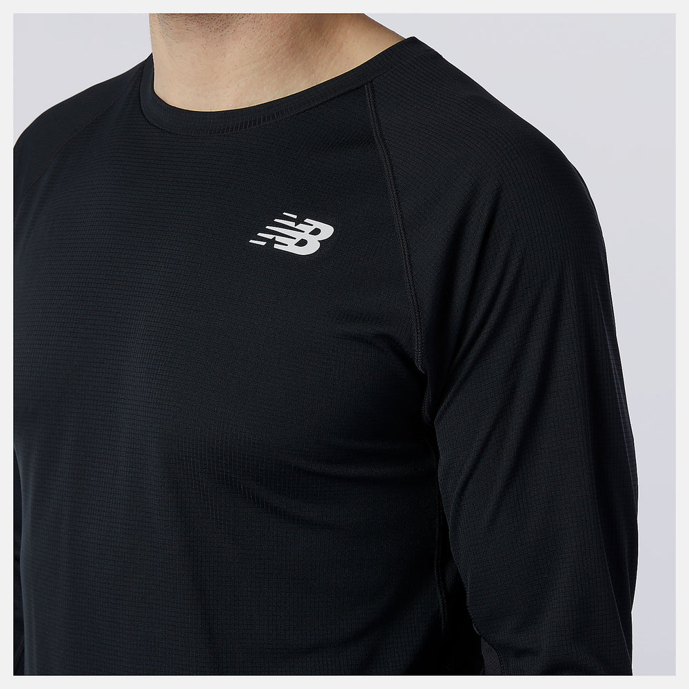 Black R.W.T. Tech Long Sleeve / New Balance Men