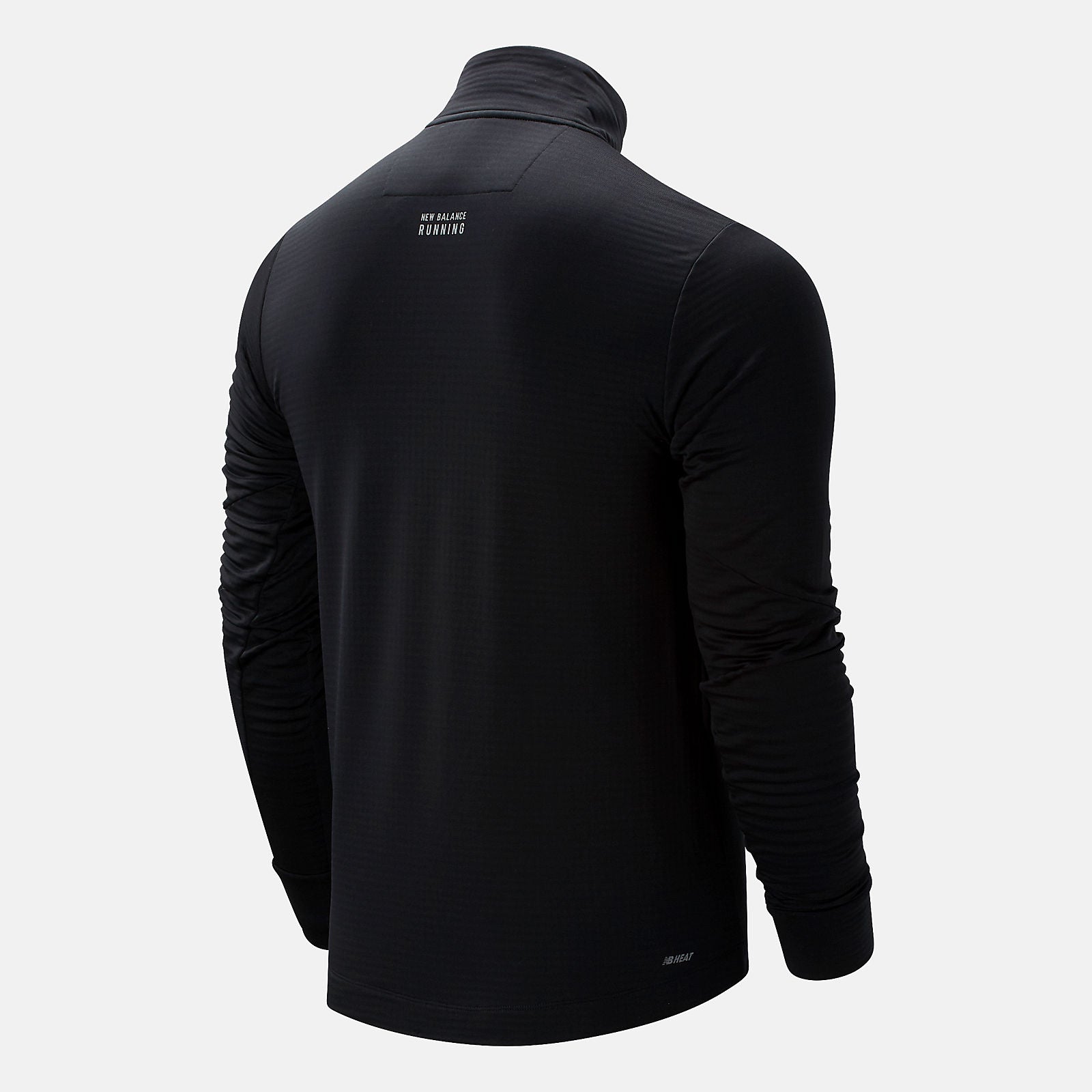 Black Boston NB Heat Grid Half Zip / New Balance Men