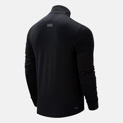 Black Boston NB Heat Grid Half Zip / New Balance Men