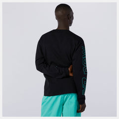Black NB Sport Style Optiks Longsleeve Tee / New Balance Men