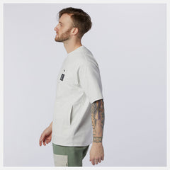 Sea Salt Heather NB All Terrain Pocket Tee / New Balance Men