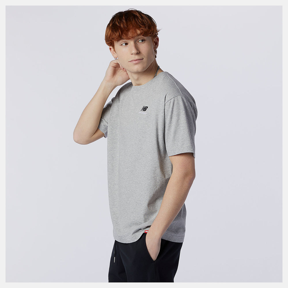 Athletic Grey NB Essentials Embroidered Tee / New Balance Women|Men