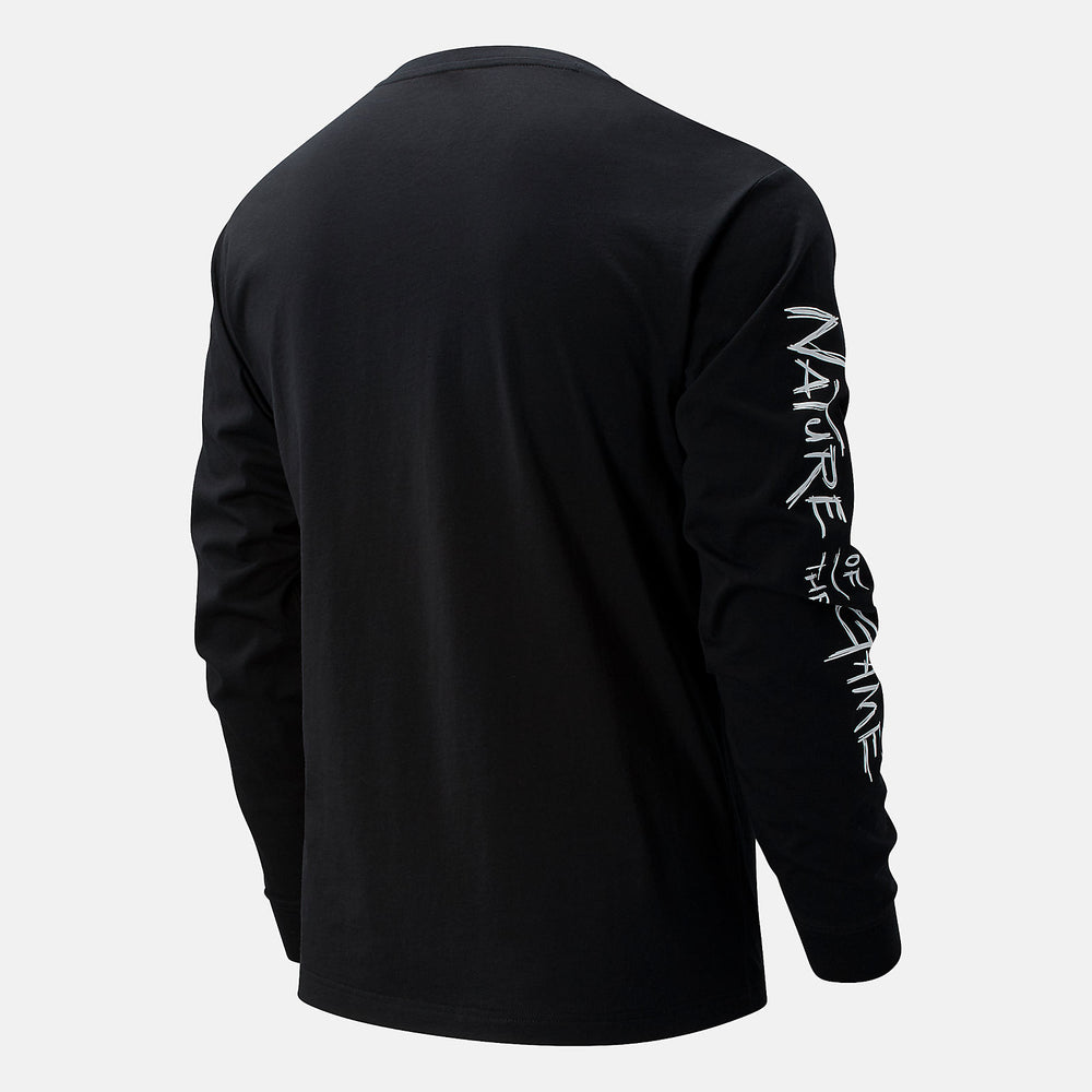 Black KL2 Nature of the Game Long Sleeve Graphic / New Balance Men