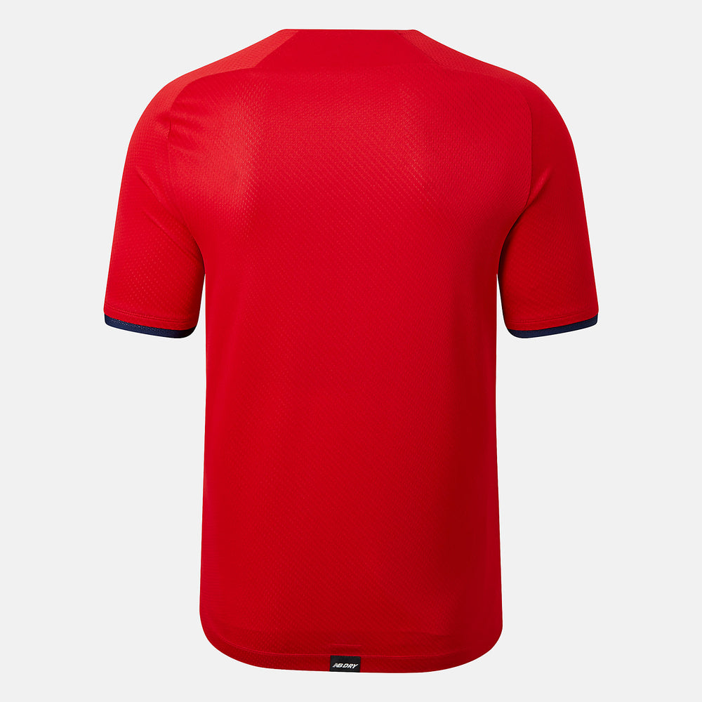 White Lille LOSC Home Short Sleeve Jersey / New Balance Men