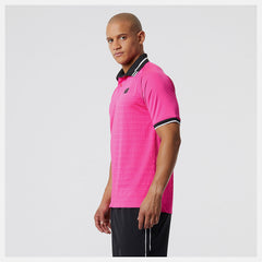Pink Glo Tournament Polo / New Balance Men