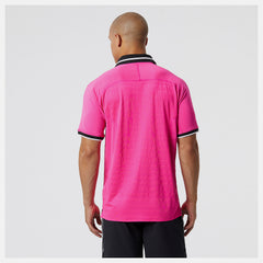 Pink Glo Tournament Polo / New Balance Men