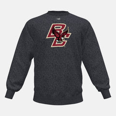 Black Heather NB Crew Fleece(Boston College) / New Balance Men