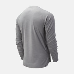 Athletic Grey ASYM Baseball Henley / New Balance Men