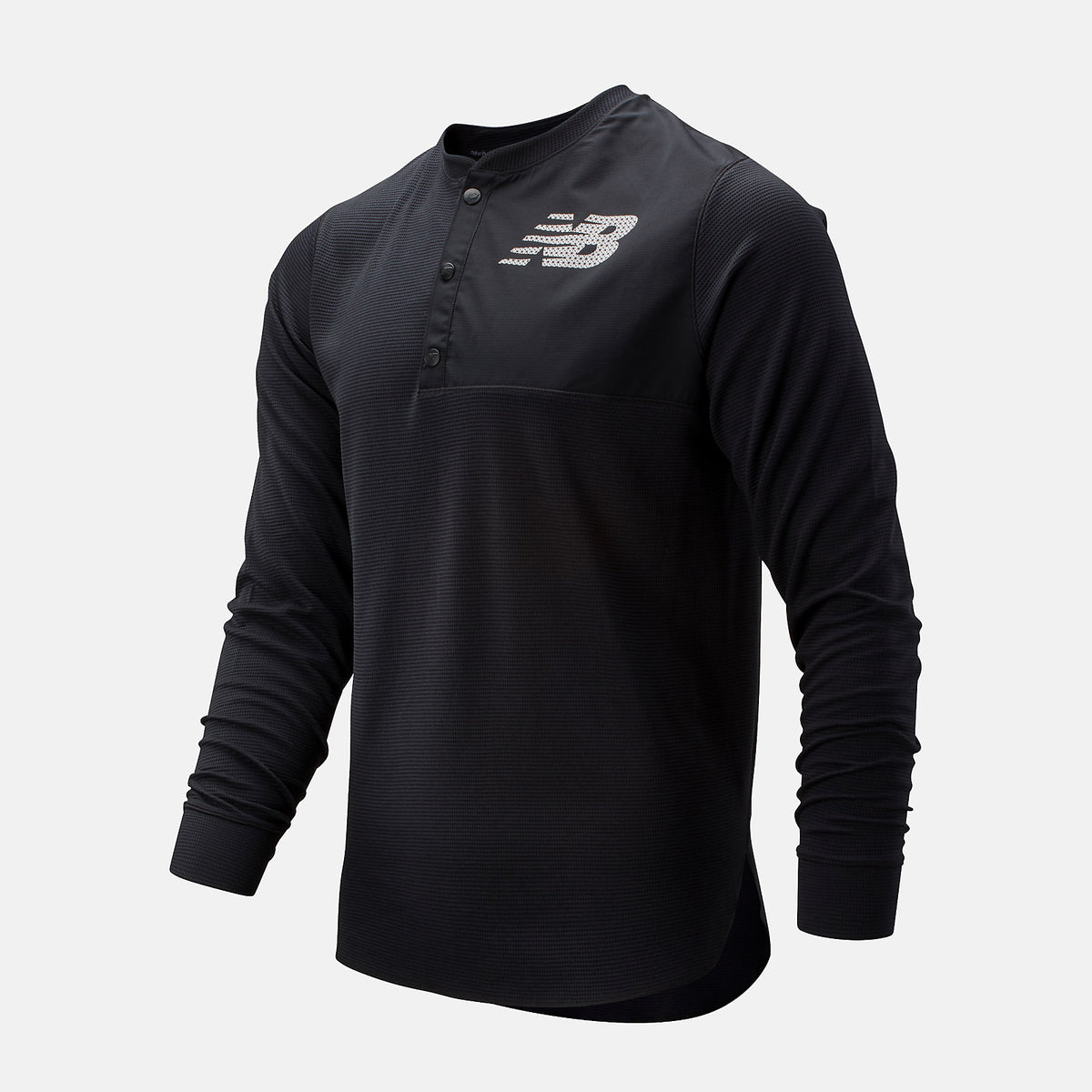 Black ASYM Baseball Henley / New Balance Men