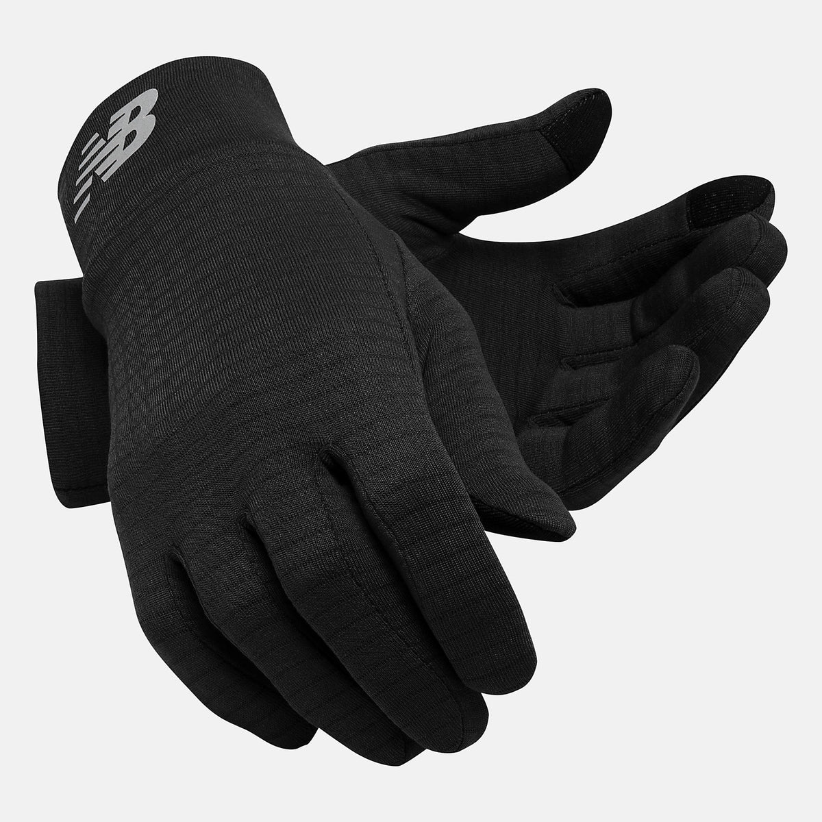 Black Grid Fleece Glove / New Balance Women|Men