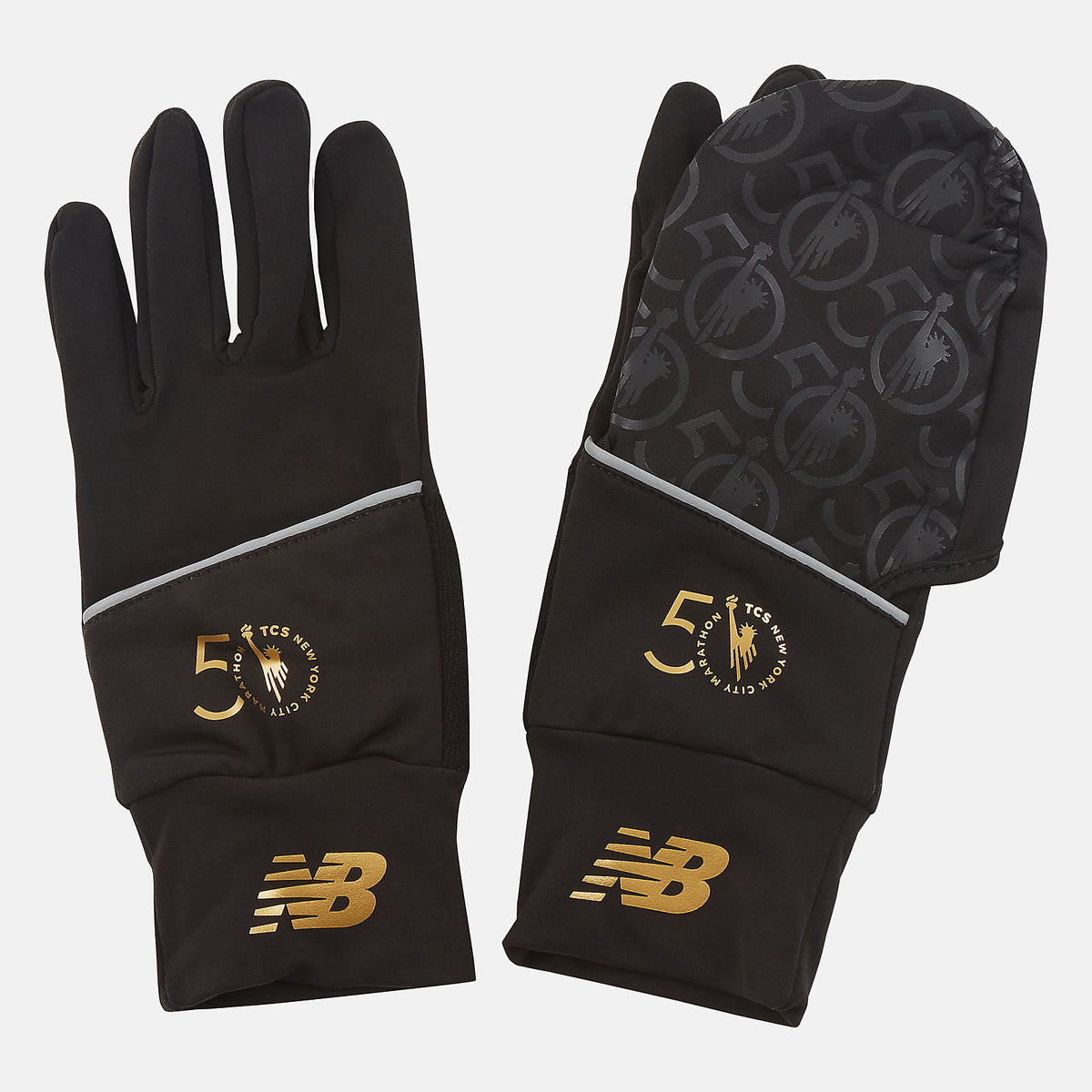 Black/White NYC Marathon Convertible Glove / New Balance Women|Men
