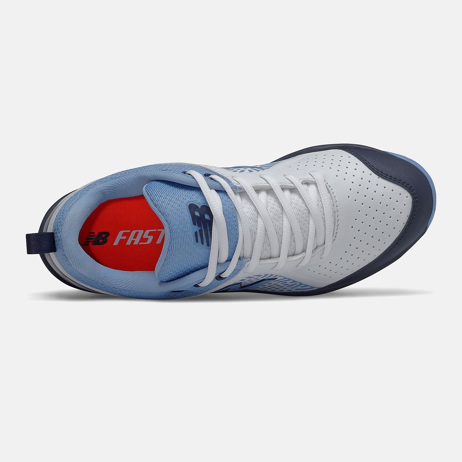 Navy/Team Carolina and White Fresh Foam Velo v2 / New Balance Women