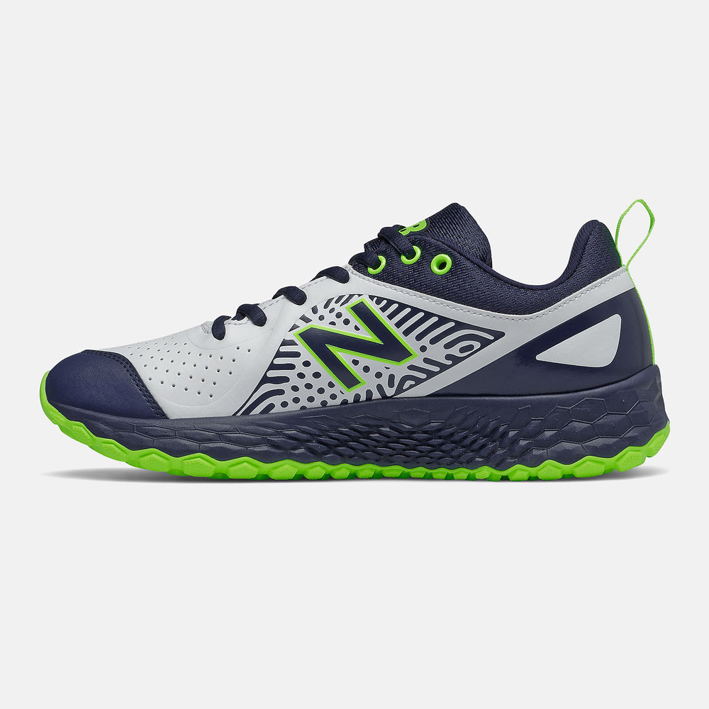 Team Navy/Lime Green and White Fresh Foam Velo v2 Turf / New Balance Women